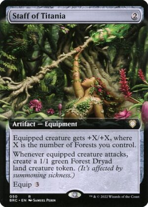 Staff of Titania<br /><span class="collector-number">Collector No. 50</span>