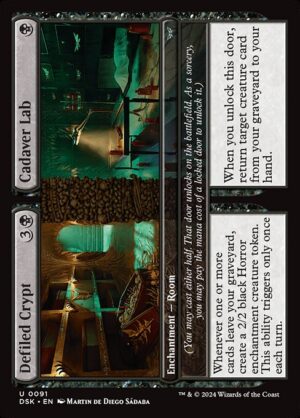 Defiled Crypt // Cadaver Lab<br /><span class="collector-number">Collector No. 91</span>