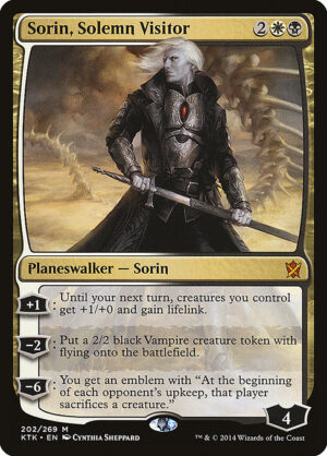 Sorin, Solemn Visitor - Foil<br /><span class="collector-number">Collector No. 202</span>