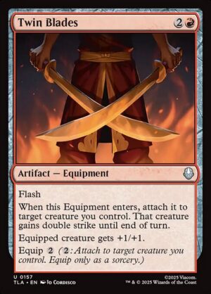 Twin Blades<br /><span class="collector-number">Collector No. 157</span>