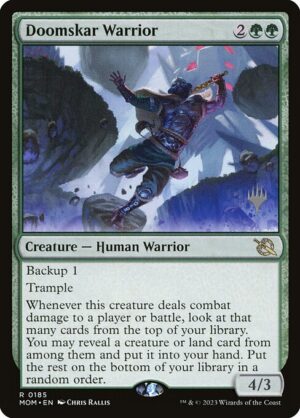Doomskar Warrior<br /><span class="collector-number">Collector No. 185p</span>