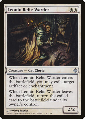 Leonin Relic-Warder<br /><span class="collector-number">Collector No. 10</span>