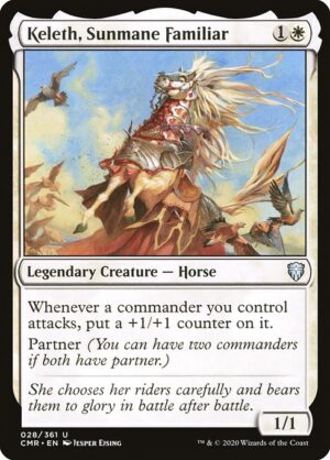 Keleth, Sunmane Familiar<br /><span class="collector-number">Collector No. 28</span>