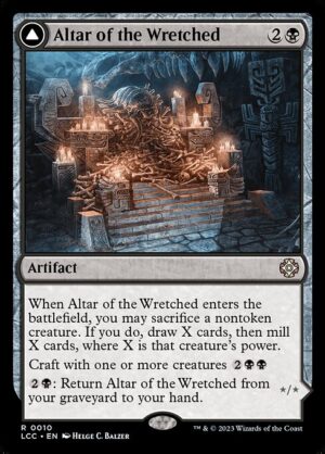 Altar of the Wretched // Wretched Bonemass<br /><span class="collector-number">Collector No. 10</span>