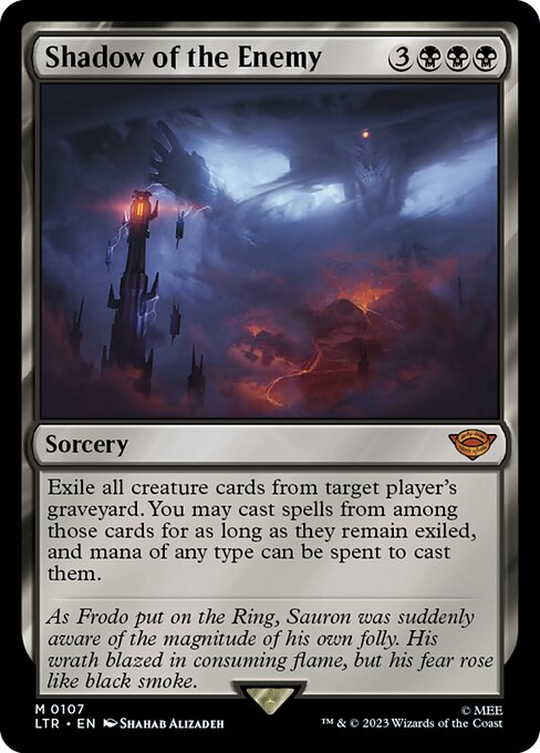 Shadow of the Enemy<br /><span class="collector-number">Collector No. 107</span>