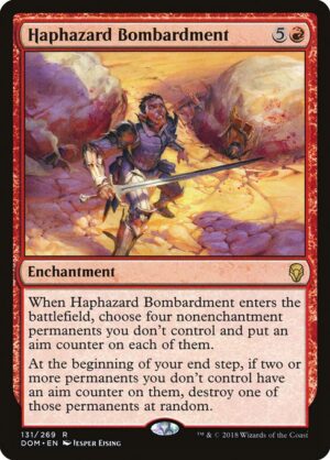 Haphazard Bombardment - Foil<br /><span class="collector-number">Collector No. 131</span>