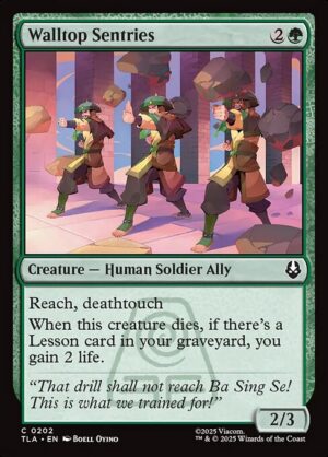 Walltop Sentries<br /><span class="collector-number">Collector No. 202</span>