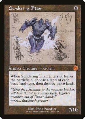 Sundering Titan<br /><span class="collector-number">Collector No. 120</span>