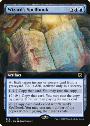 Wizard's Spellbook<br /><span class="collector-number">Collector No. 370</span>