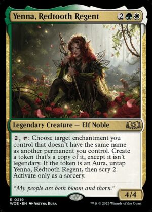Yenna, Redtooth Regent<br /><span class="collector-number">Collector No. 219</span>