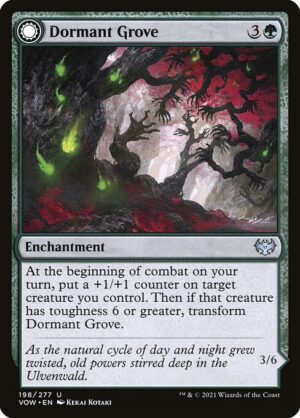 Dormant Grove // Gnarled Grovestrider<br /><span class="collector-number">Collector No. 198</span>