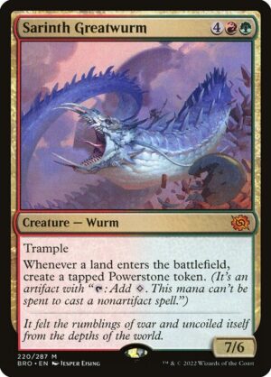 Sarinth Greatwurm<br /><span class="collector-number">Collector No. 220</span>