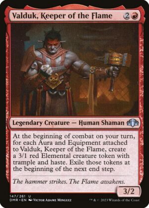 Valduk, Keeper of the Flame<br /><span class="collector-number">Collector No. 147</span>
