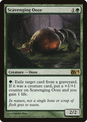 Scavenging Ooze<br /><span class="collector-number">Collector No. 195</span>