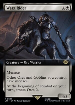 Warg Rider<br /><span class="collector-number">Collector No. 831</span>