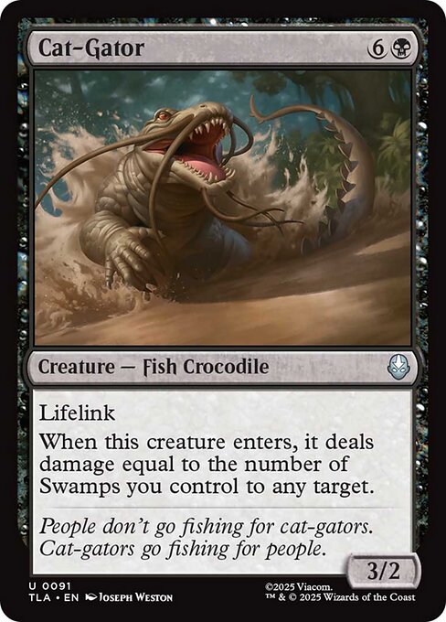Cat-Gator<br /><span class="collector-number">Collector No. 91</span>