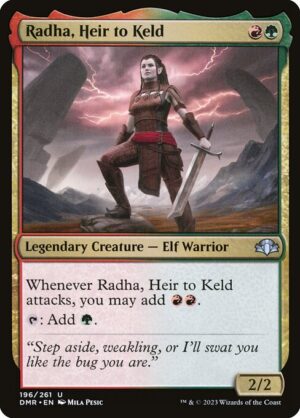Radha, Heir to Keld - Foil<br /><span class="collector-number">Collector No. 196</span>