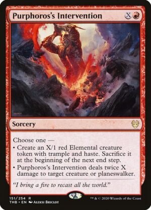 Purphoros's Intervention<br /><span class="collector-number">Collector No. 151</span>