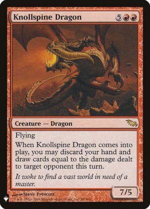 Knollspine Dragon<br /><span class="collector-number">Collector No. SHM-98</span>