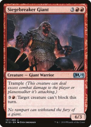 Siegebreaker Giant<br /><span class="collector-number">Collector No. 157</span>