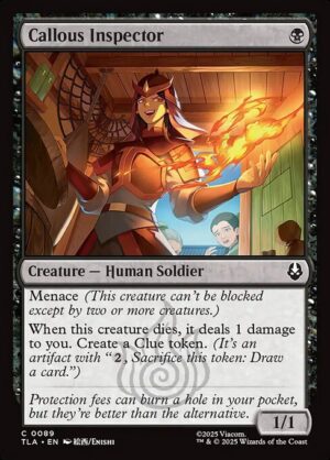 Callous Inspector<br /><span class="collector-number">Collector No. 89</span>