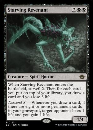 Starving Revenant<br /><span class="collector-number">Collector No. 123</span>