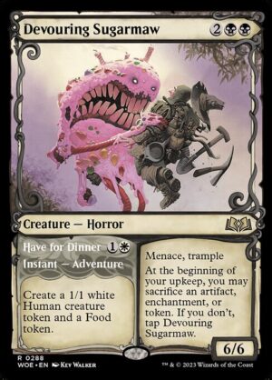 Devouring Sugarmaw // Have for Dinner<br /><span class="collector-number">Collector No. 288</span>