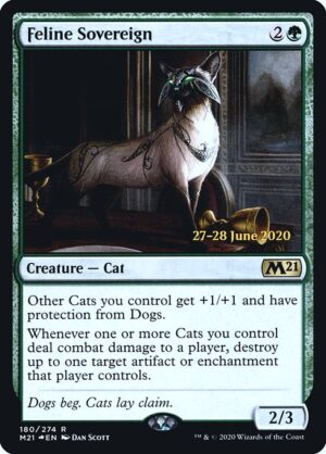 Feline Sovereign - Foil<br /><span class="collector-number">Collector No. 180s</span>
