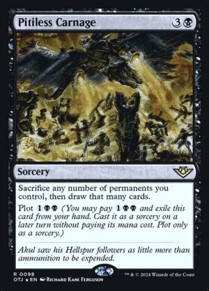 Pitiless Carnage - Foil<br /><span class="collector-number">Collector No. 98s</span>