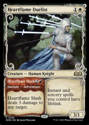 Heartflame Duelist // Heartflame Slash<br /><span class="collector-number">Collector No. 290</span>