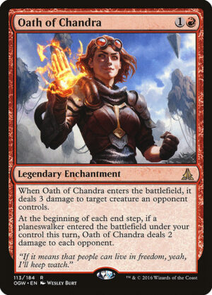 Oath of Chandra<br /><span class="collector-number">Collector No. 113</span>