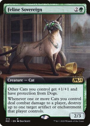 Feline Sovereign<br /><span class="collector-number">Collector No. 374</span>