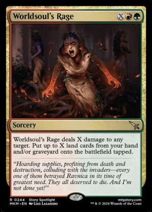 Worldsoul's Rage<br /><span class="collector-number">Collector No. 244</span>