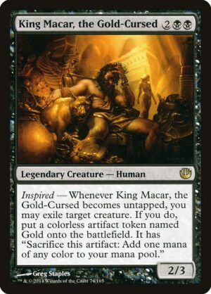 King Macar, the Gold-Cursed<br /><span class="collector-number">Collector No. 74</span>