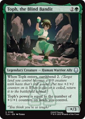 Toph, the Blind Bandit<br /><span class="collector-number">Collector No. 198</span>