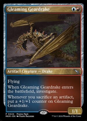 Gleaming Geardrake<br /><span class="collector-number">Collector No. 424</span>