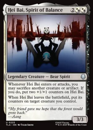 Hei Bai, Spirit of Balance - Foil<br /><span class="collector-number">Collector No. 225</span>