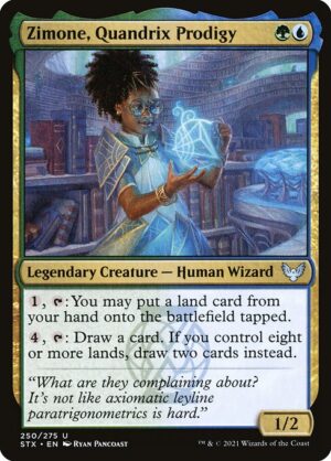 Zimone, Quandrix Prodigy<br /><span class="collector-number">Collector No. 250</span>