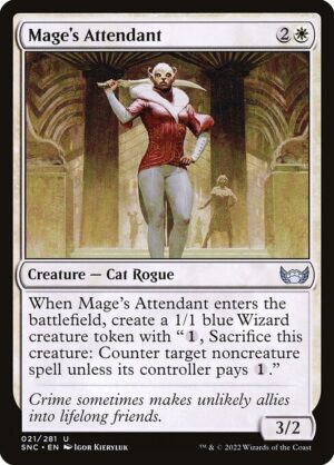 Mage's Attendant<br /><span class="collector-number">Collector No. 21</span>