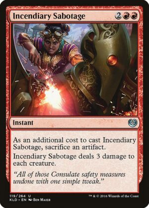 Incendiary Sabotage<br /><span class="collector-number">Collector No. 119</span>