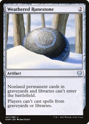 Weathered Runestone - Foil<br /><span class="collector-number">Collector No. 247</span>