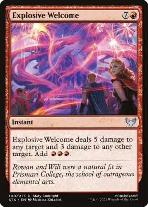 Explosive Welcome<br /><span class="collector-number">Collector No. 100</span>