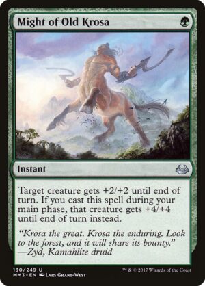 Might of Old Krosa<br /><span class="collector-number">Collector No. 130</span>