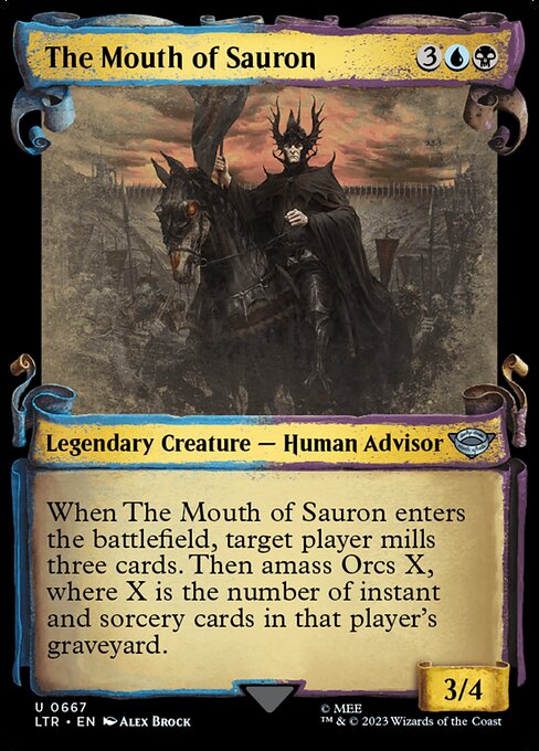 The Mouth of Sauron<br /><span class="collector-number">Collector No. 667</span>