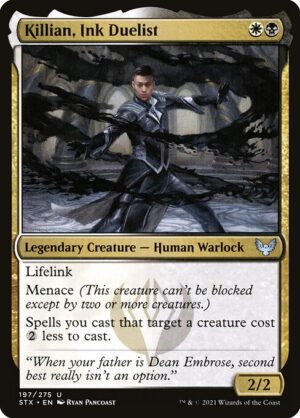Killian, Ink Duelist<br /><span class="collector-number">Collector No. 197</span>