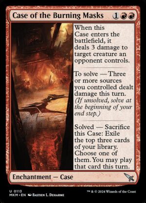 Case of the Burning Masks<br /><span class="collector-number">Collector No. 113</span>