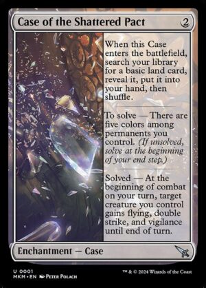 Case of the Shattered Pact<br /><span class="collector-number">Collector No. 1</span>