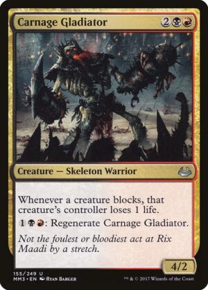 Carnage Gladiator<br /><span class="collector-number">Collector No. 155</span>