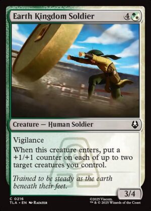 Earth Kingdom Soldier - Foil<br /><span class="collector-number">Collector No. 216</span>