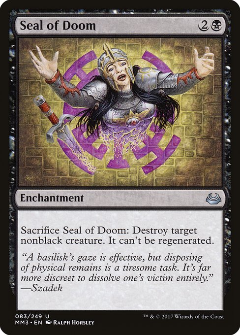 Seal of Doom - Foil<br /><span class="collector-number">Collector No. 83</span>